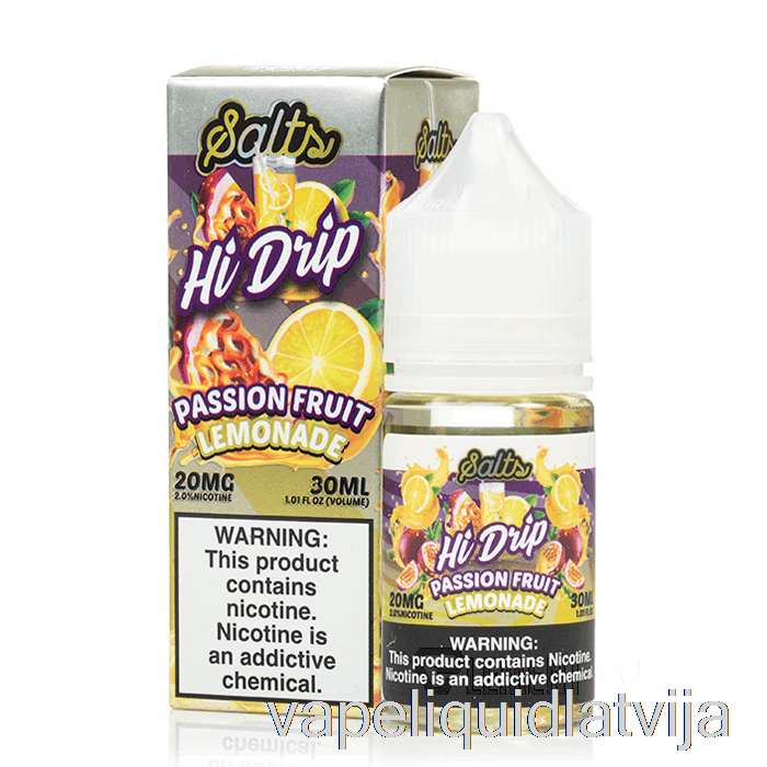 Pasifloru Limonāde - Hi-drip Salts - 30ml 50mg Vape šķidrums